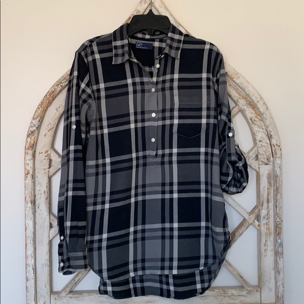 Gap plaid tunic
